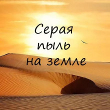 Серая пыль на земле