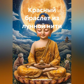 Красный браслет из лунной нити