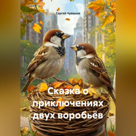 Сказка о приключениях двух воробьёв.