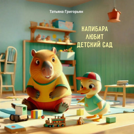 Капибара любит детский сад