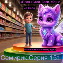 СЕРИЯ 151 СКАЗКА О ТОМ, КАК СЕМИРИК НАУЧИЛ СТЁПУ ПРАВИЛУ «СТОЙ, ЗОВИ, ЖДИ»