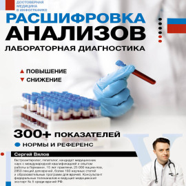 Расшифровка анализов. Лабораторная диагностика
