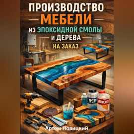 Производство мебели из эпоксидной смолы и дерева на заказ