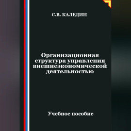 Организационная структура управления внешнеэкономической деятельностью
