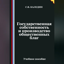 Государственная собственность и производство общественных благ
