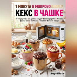 1 минута в микроволновке: кекс в чашке