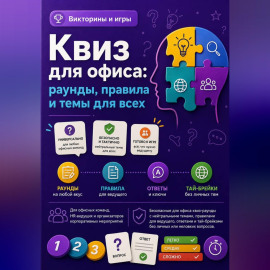 Квиз для офиса: раунды, правила и темы для всех