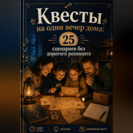 Квесты на один вечер дома: 25 сценариев без дорогого реквизита.