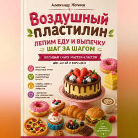 Воздушный пластилин. Лепим еду и выпечку шаг за шагом. Большая книга мастер-классов для детей и взрослых