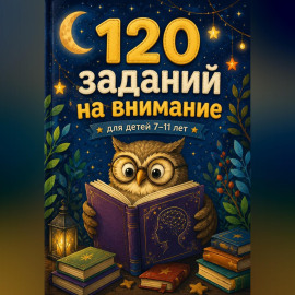 120 заданий на внимание для детей 7-11 лет