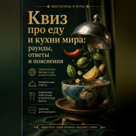 Квиз про еду и кухни мира: раунды, ответы и пояснения