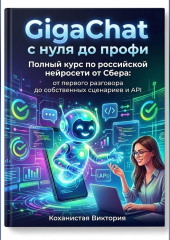 GigaChat с нуля до профи. Полный курс по российской нейросети от Сбера: от первого разговора до собственных сценариев и API
