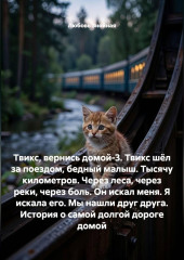 Твикс, вернись домой-3. Твикс шёл за поездом, бедный малыш. Тысячу километров. Через леса, через реки, через боль. Он искал меня. Я искала его. Мы нашли друг друга. История о самой долгой дороге домой
