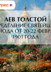 Определение Святейшего Синода от 20-22 февраля 1901 года